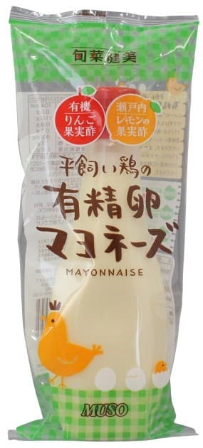 無添加マヨネーズ②: ムソー 有精卵マヨネーズ 290g 670円