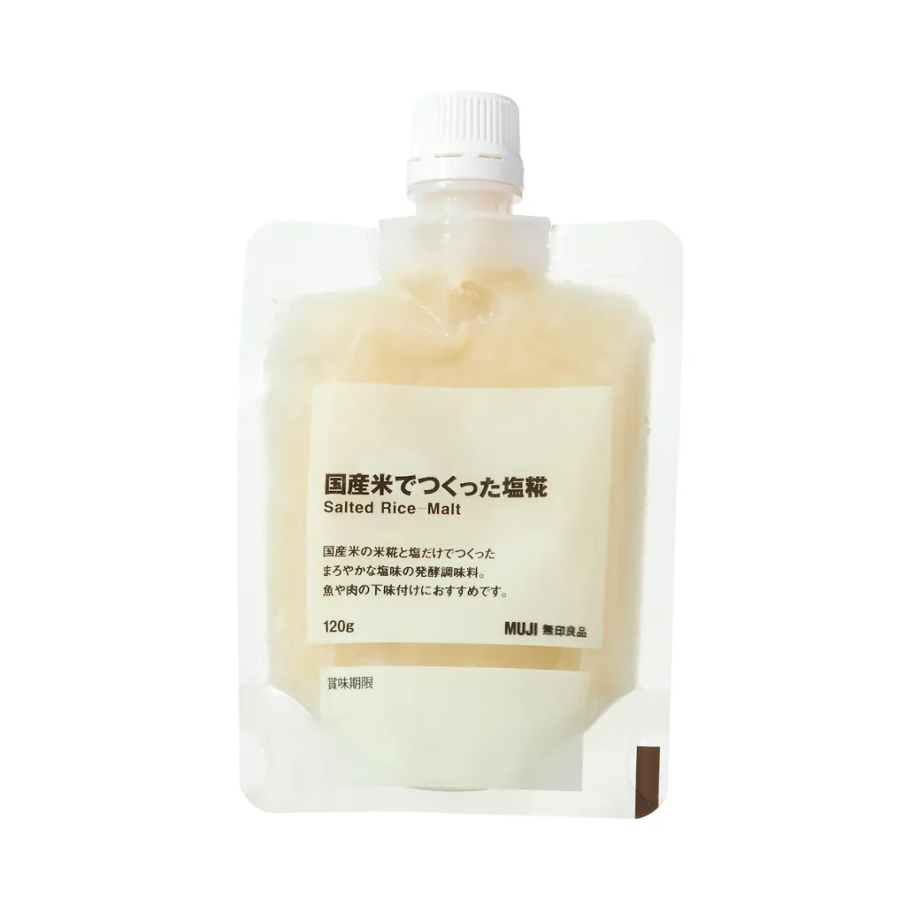 無添加調味料⑤:国産米でつくった塩糀 120g 350円